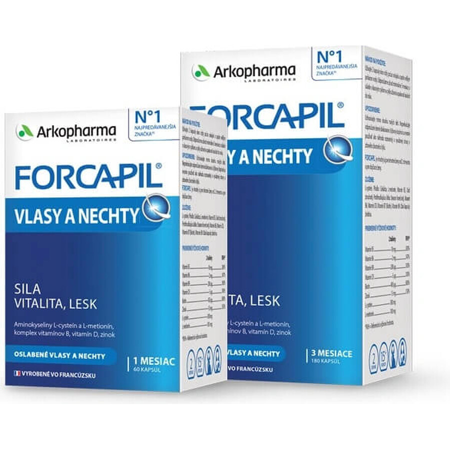 FORCAPIL 1×60 cps, complément alimentaire