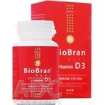 BioBran Plus vitamine D3 1×90 tbl, voedingssupplement