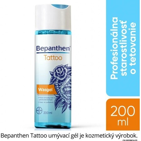 Bepanthen Tattoo Wash Gel 1×200 ml, gel de lavage