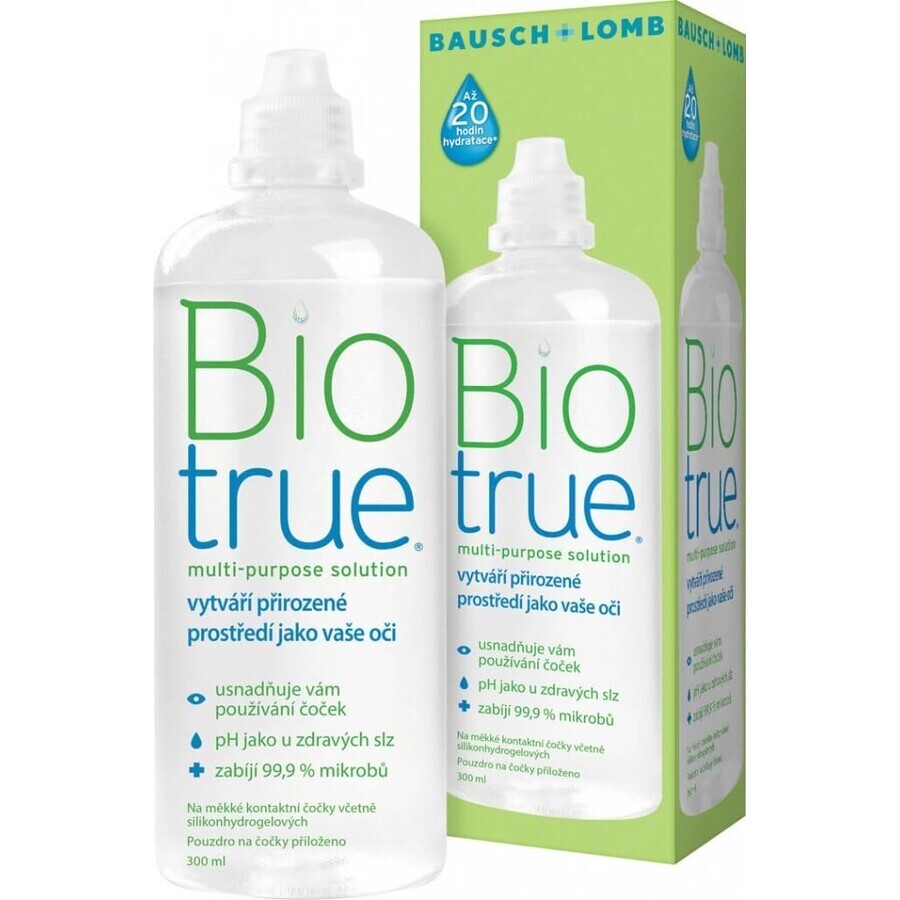 Biotrue Multifunctional Solution 1×300 ml, solución para lentillas