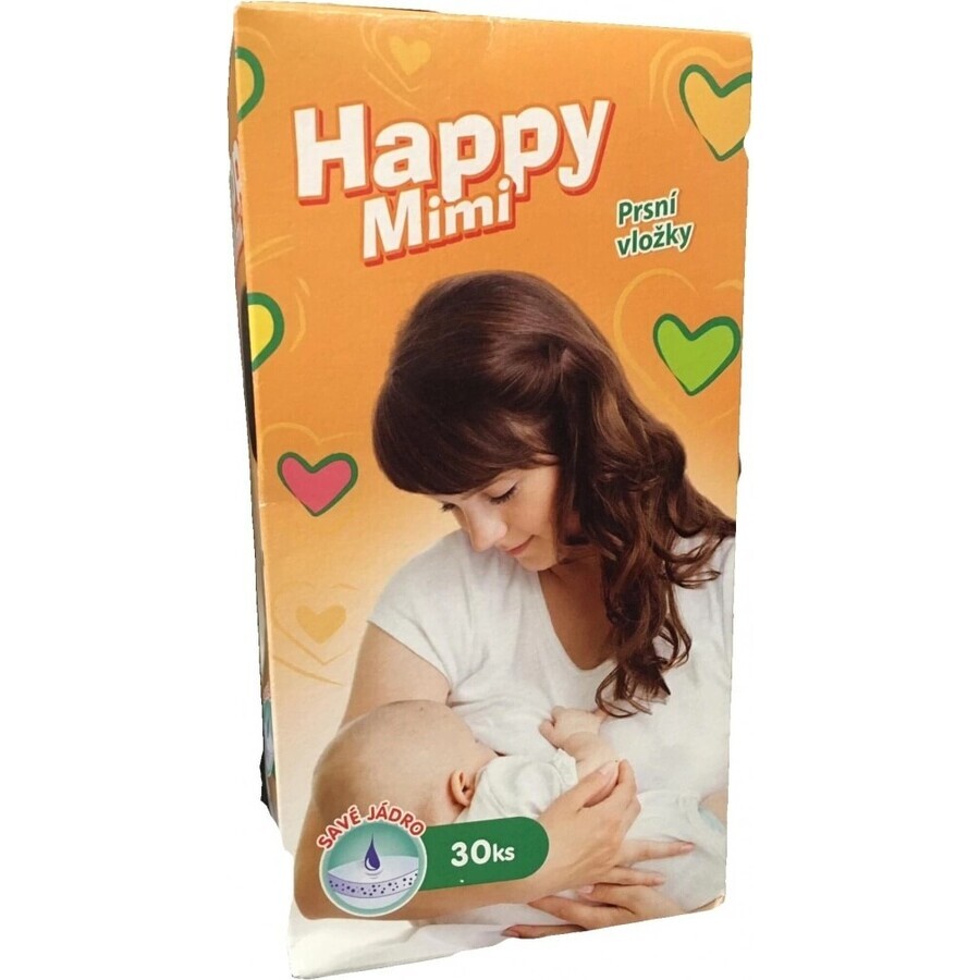 Tampoane pentru sân Happy Mimi 1×30 buc, tampoane pentru sân