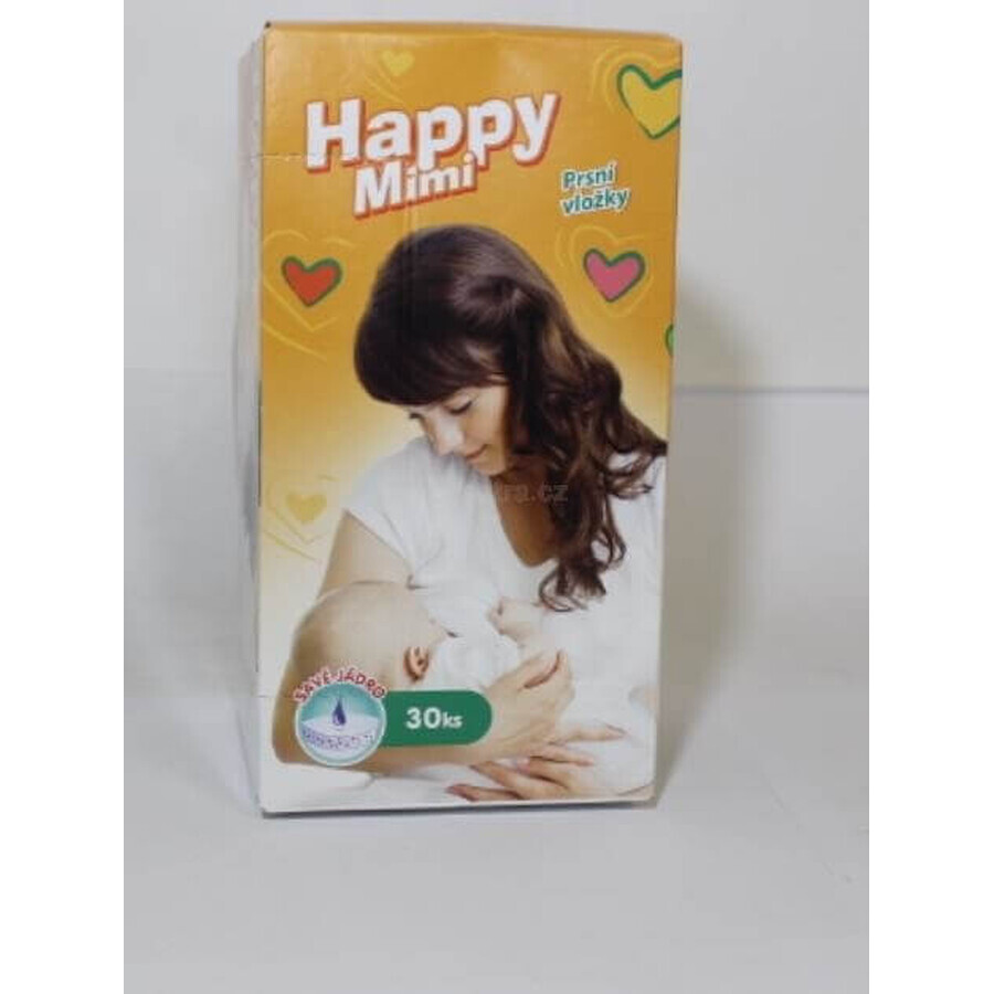 Tampoane pentru sân Happy Mimi 1×30 buc, tampoane pentru sân