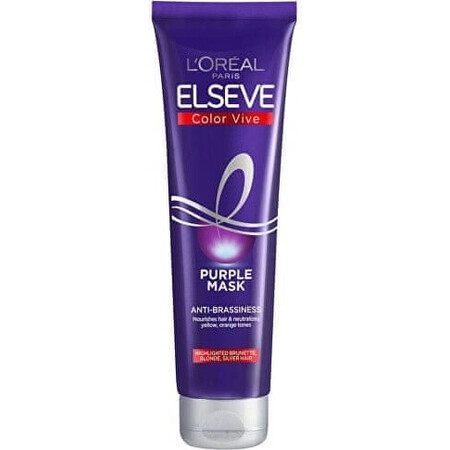 L'Oréal Paris Elseve Elseve Colour Vive Purple Mask 1×150 ml, maschera per capelli