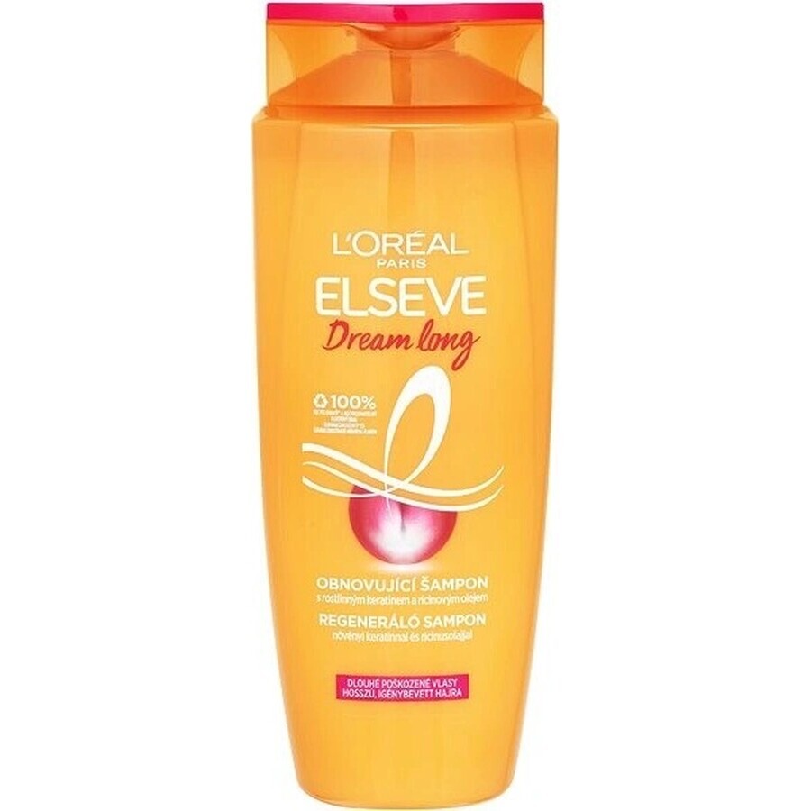 L'Oréal Paris Elseve Dream Long Renewing Shampoo 1×700 ml, ondersteuning haargroei