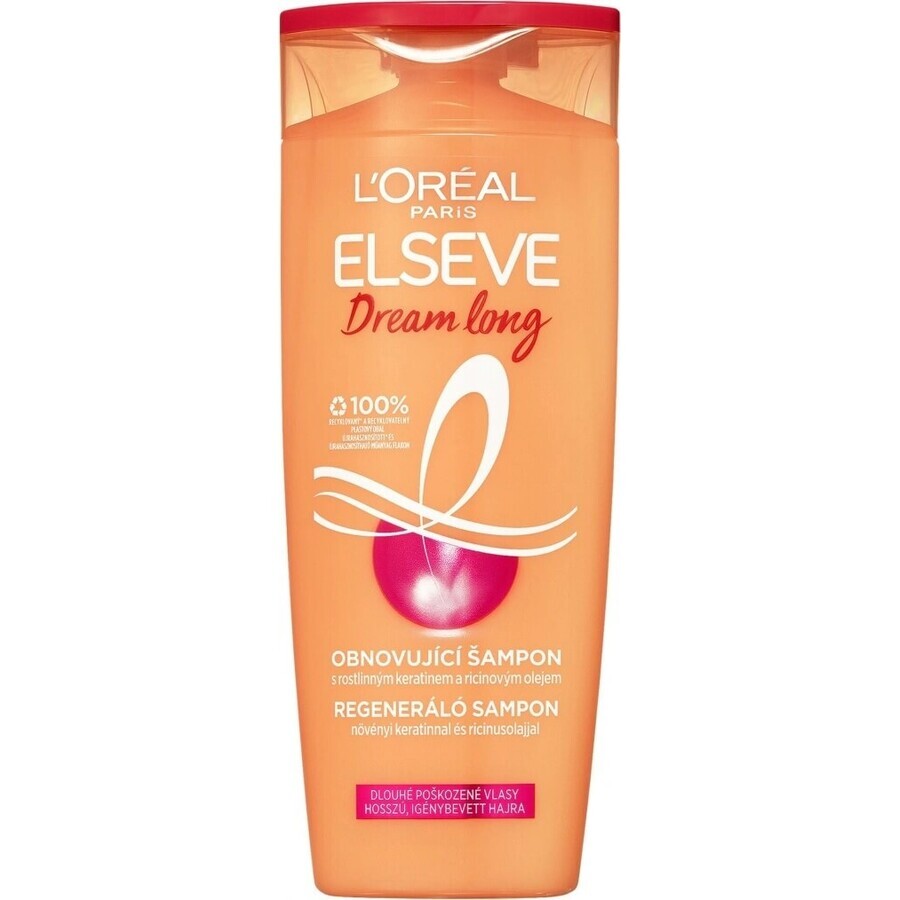 L'Oréal Paris Elseve Dream Long Renewing Shampoo 1×700 ml, ondersteuning haargroei