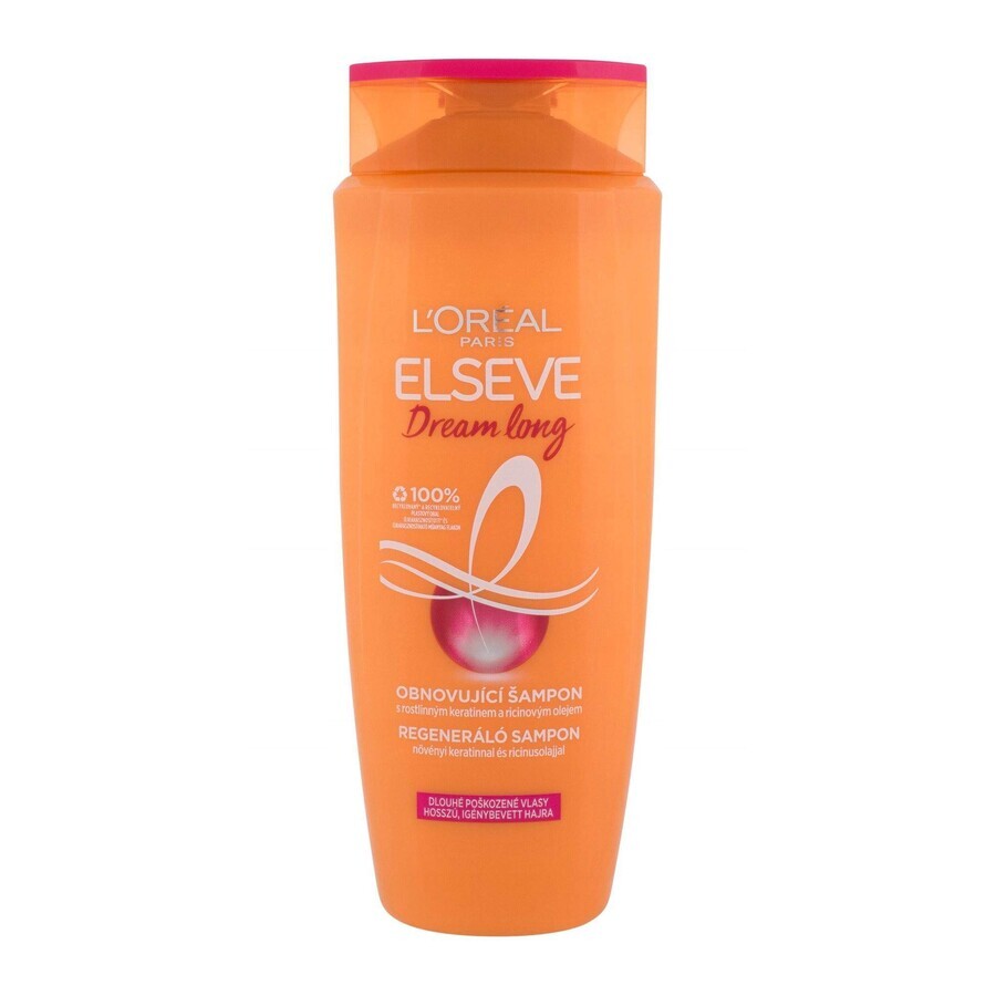 L'Oréal Paris Elseve Dream Long Renewing Shampoo 1×700 ml, ondersteuning haargroei