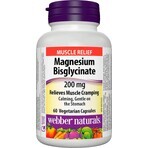 WEBBER NATURALS Magnesium bisglycinate 200 mg 1×60 cps, food supplement