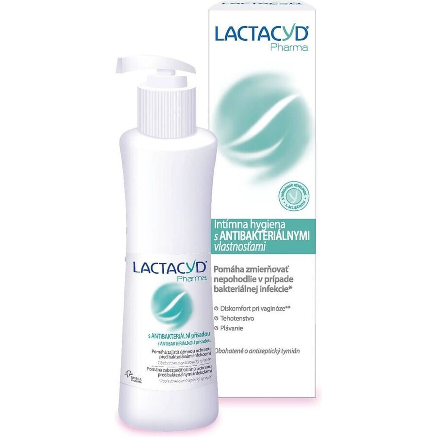 LACTACYD Pharma ANTIBACTERIAL 1×250 ml, hygiène intime