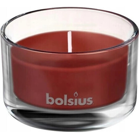 Bolsius Aromatic 2.0 verre 80x50mm bois d'oud, bougie parfumée 1×1 pc, bougie parfumée