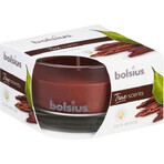 Bolsius Aromatic 2.0 verre 80x50mm bois d'oud, bougie parfumée 1×1 pc, bougie parfumée