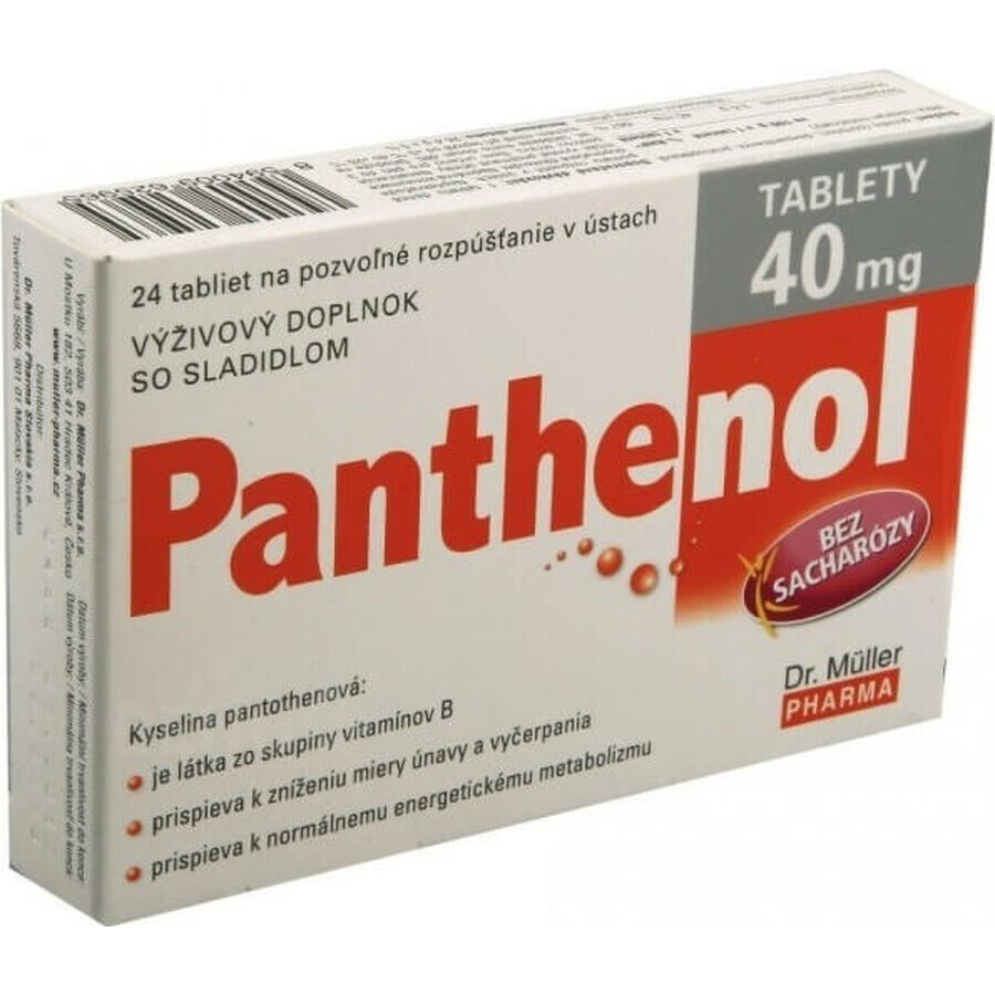 Dr. Müller PANTHENOL 40 MG 1×24 tbl, food supplement