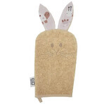 EKO Serviette de table en coton avec oreilles Bunny Beige 20x15 cm 1×1 pc, serviette de table pour bébé