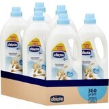 6x CHICCO CHICCO Sweet Powder Concentrated Fabric Conditioner 1.5 l (60 lavages) 6×1500 ml, conditionneur de tissu