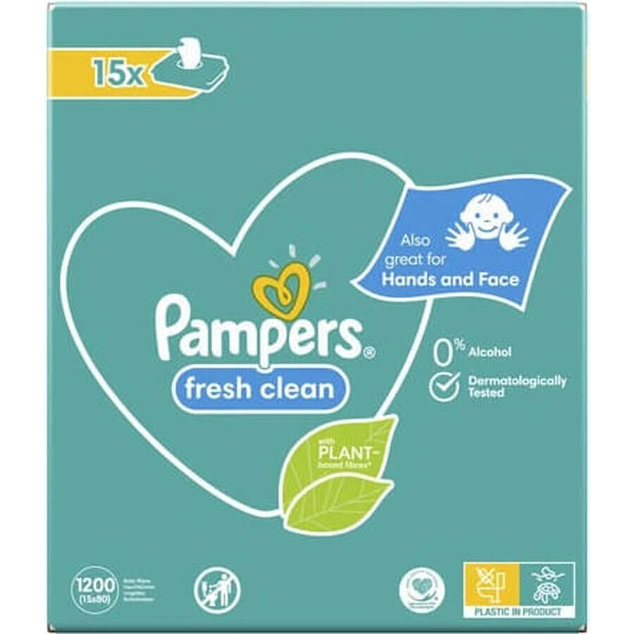 Pampers Sensitive Caja Toallitas Sin Plástico 24x52pcs 24×52 pcs