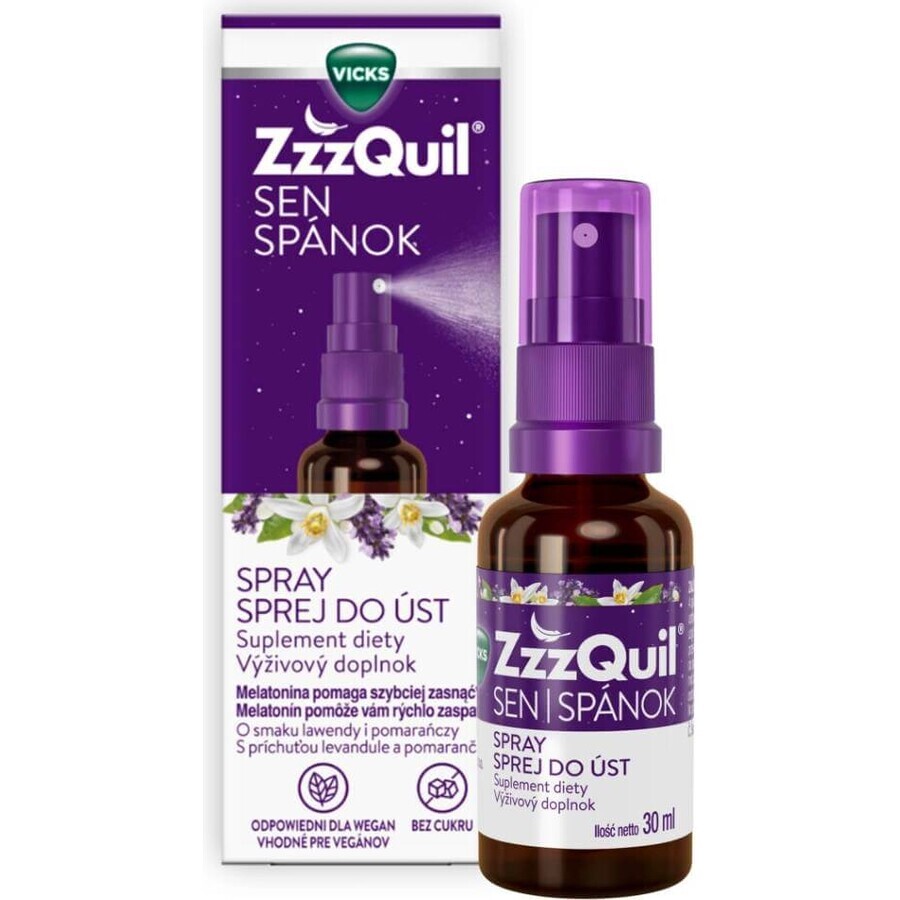 ZzzQuil®SPÁNOK mouth spray 1×30 ml, food supplement