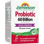 JAMIESON PROBIOTIC 60 BILLION ULTRA STRENGTH 1×24 cps, miscela di colture batteriche