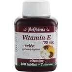 MedPharma VITAMINA E 100 1×107 cps, supliment alimentar