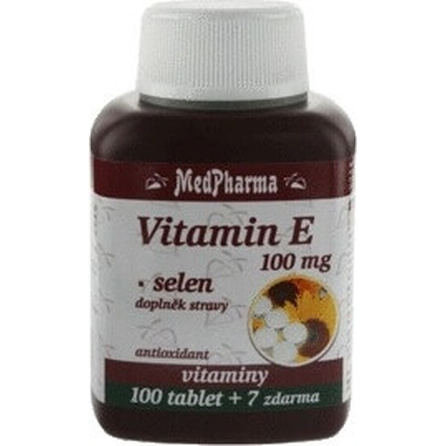 MedPharma VITAMINA E 100 1×107 cps, supliment alimentar