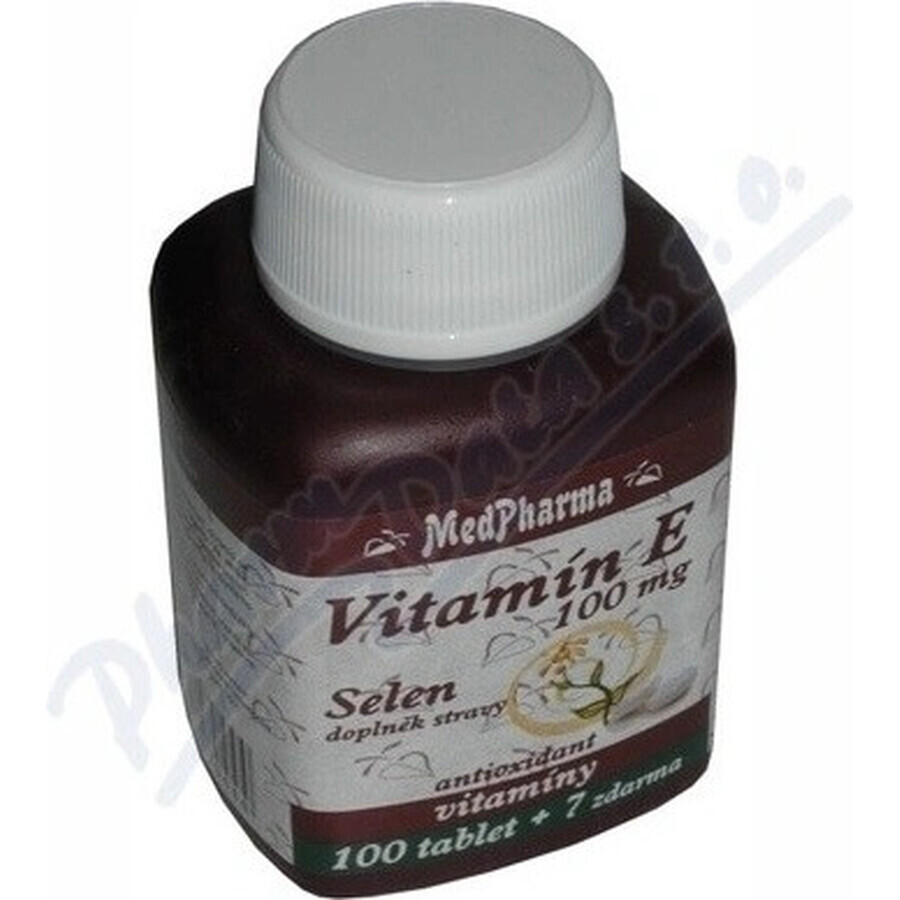 MedPharma VITAMINA E 100 1×107 cps, supliment alimentar