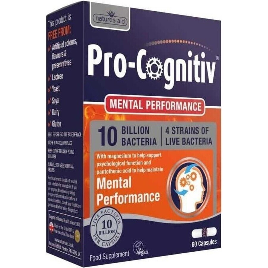 PRO-COGNITIV 60CPS NATURES AID UK 1×