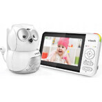 VTECH BM5550-OWL, baby sitter vidéo Owl avec écran 5" et caméra pivotante 1×1pc, baby sitter