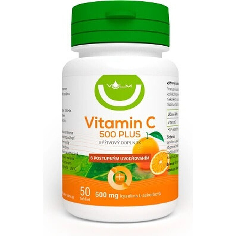 VULM Vitamin C 500 PLUS 1×50 tbl, Vitamin C