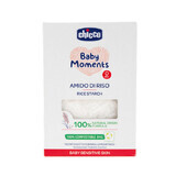 Baby Moments Sensitive dermatologische Reisstärke für das Bad, 250 Gramm, +0 Monate, Chicco