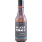 Redken Invigorating Hair Shampoo with Mint for Men Brews 1×300 ml, shampoo