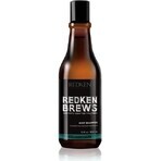 Redken Invigorating Hair Shampoo with Mint for Men Brews 1×300 ml, shampoo