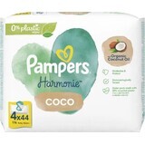 PAMPERS HARMONIE SALVIETTE PROTETTE E CURA 176KS 1×176 pezzi, salviette umidificate