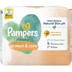 PAMPERS HARMONIE PROTECT&CARE WIPES 176KS 1×176 st, vochtige doekjes