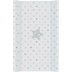 CEBA Tapis de remplacement à deux faces en carton compact (50x80) Comfort Stars gris clair 1×1 pc