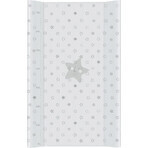 CEBA Tapis de remplacement à deux faces en carton compact (50x80) Comfort Stars gris clair 1×1 pc