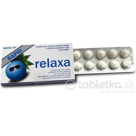 relax RAPID - Pastilles Woykoff 1x10 pcs