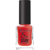 Dermacol Laca Uñas Larga Duración 5 Días de Permanencia nº 21 Rojo Monroe 1×11 ml, esmalte de uñas