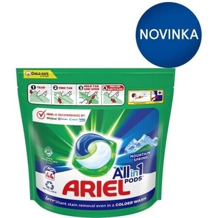 Ariel All-in-1 PODS Color, Capsule de gel de spălare, 44 spălare 1×44pcs, Capsule de gel de spălare