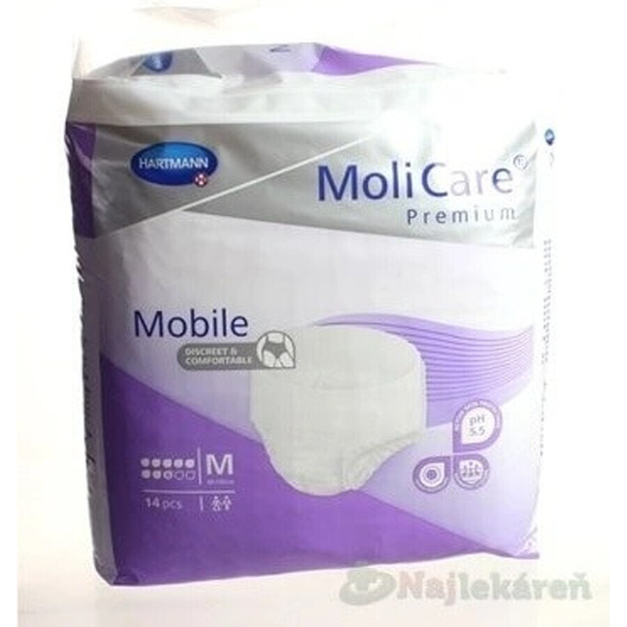 MoliCare MOBILE Super M (Medium) 1×14 Stück, Babywindeln