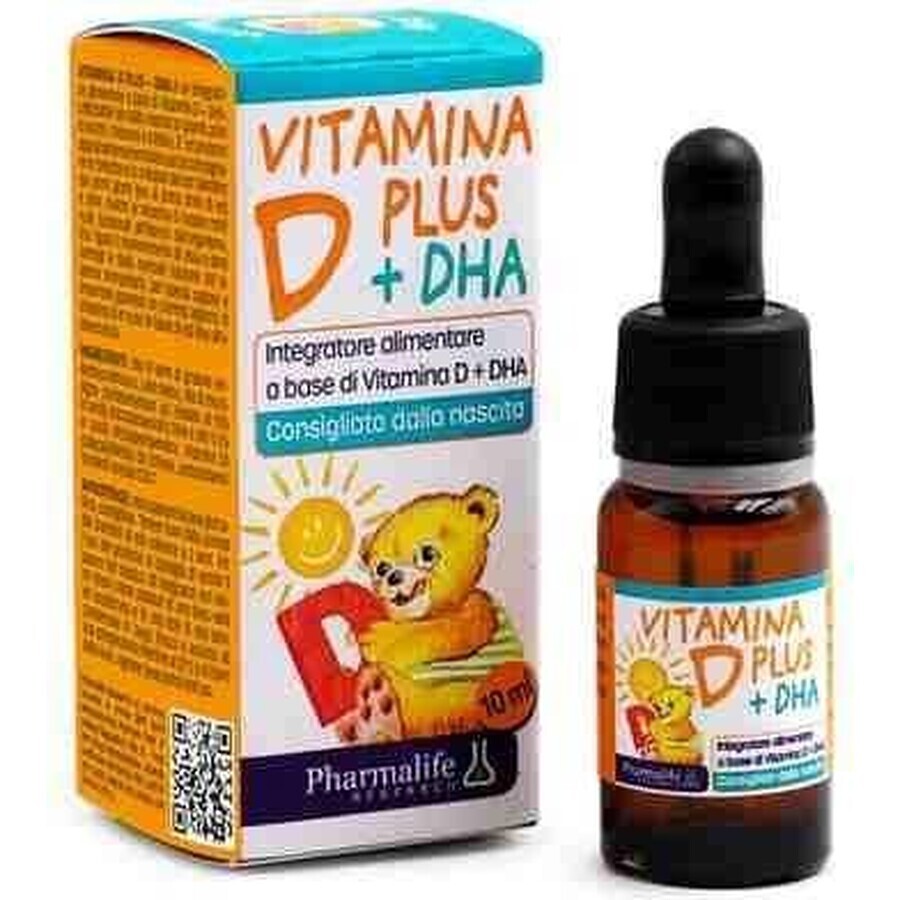 FITOBIMBI VITAMINE D PLUS DHA 1x10 ml, complément alimentaire