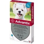 Advantix Spot-on pour chiens de 4 à 10 kg (4 pipettes) 4x1 ml