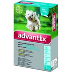 Advantix Spot-on pour chiens de 4 à 10 kg (4 pipettes) 4x1 ml