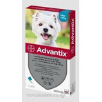 Advantix Spot-on pour chiens de 4 à 10 kg (4 pipettes) 4x1 ml