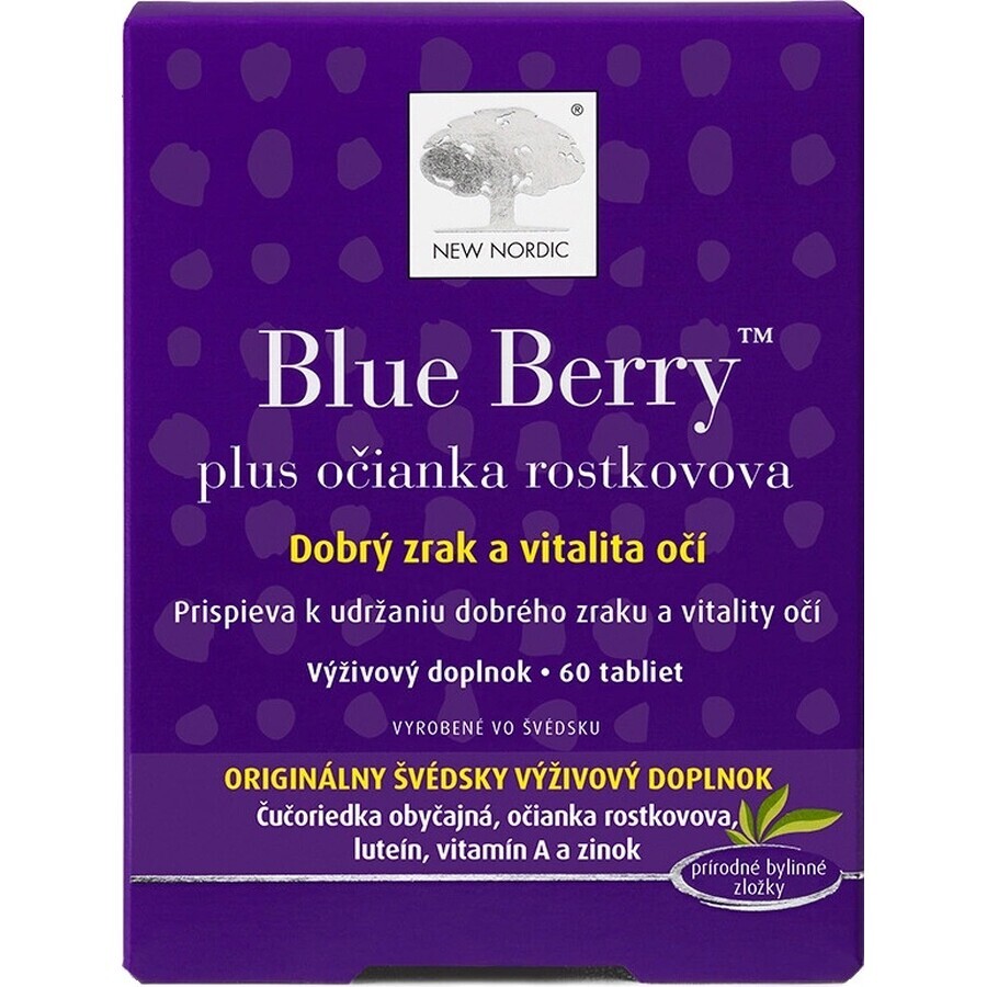 NUEVO NORDIC Blue Berry 1×60 tbl, complemento alimenticio