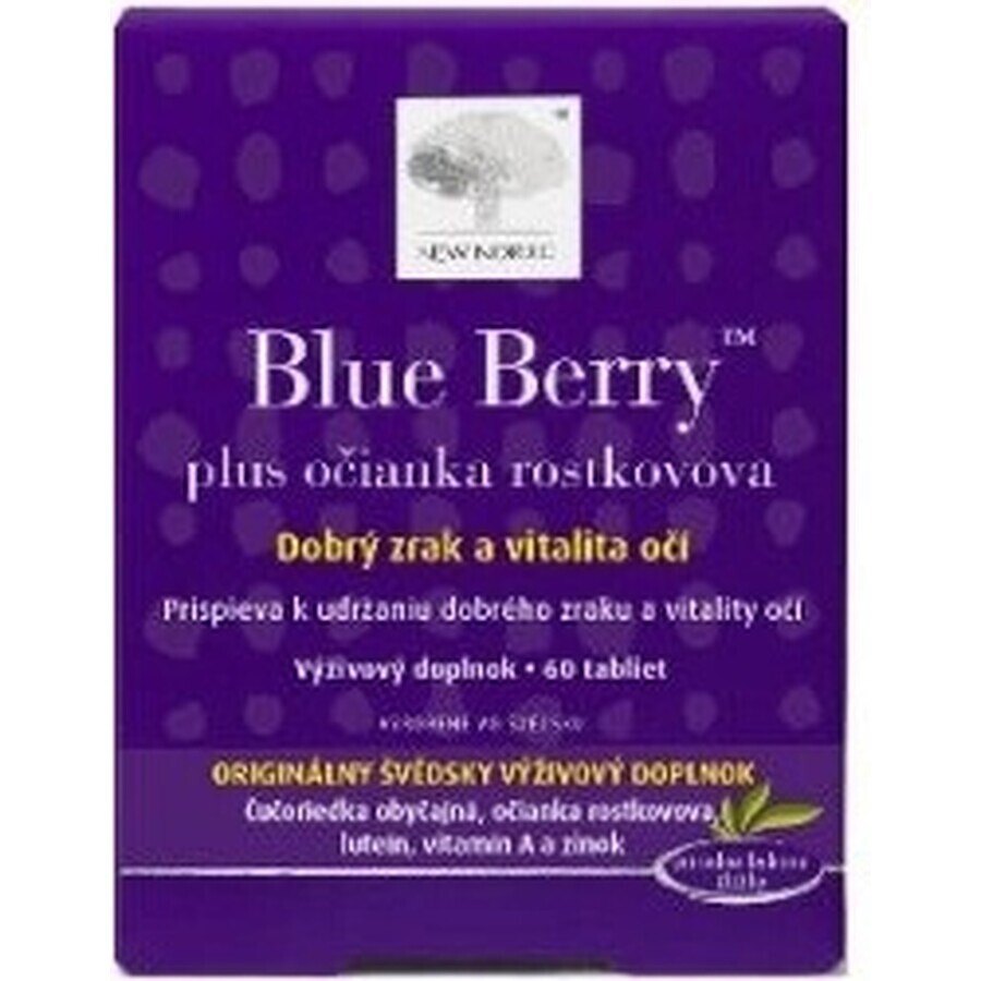 NUEVO NORDIC Blue Berry 1×60 tbl, complemento alimenticio