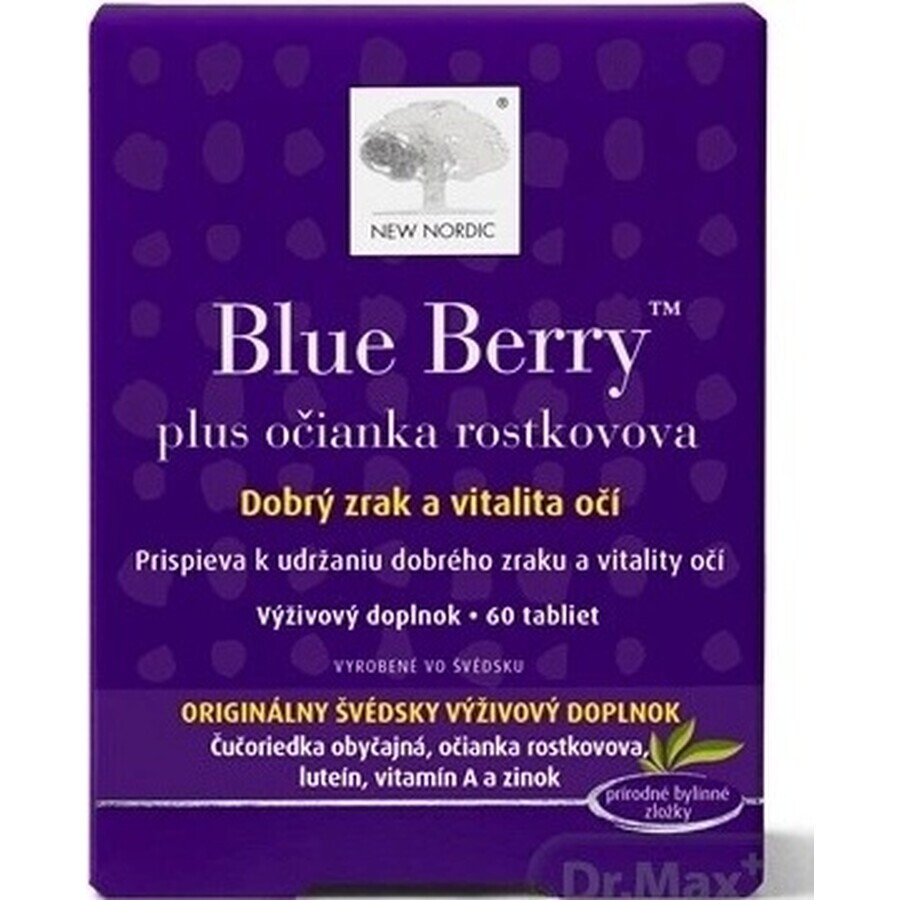 NUEVO NORDIC Blue Berry 1×60 tbl, complemento alimenticio