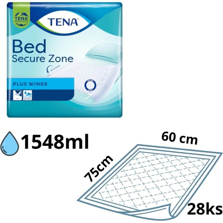 TENA Bed Super 1×28 pezzi, assorbenti 60x75 cm