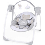 Ingenuity - Leagăn cu melodie Cuddle Lamb 1×1 buc, leagăn compact, până la 9 kg