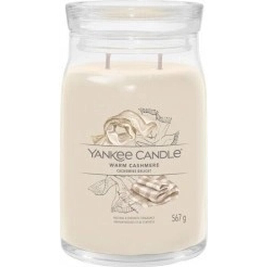 Yankee Candle Signature Large Warm Cashmere Candle 1×567 g Warm Cashmere 1×567 g scented candle