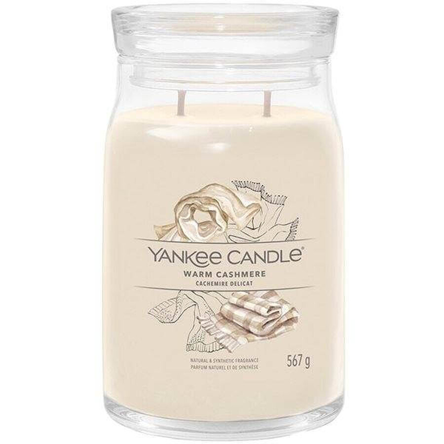 Yankee Candle Signature Large Warm Cashmere Candle 1×567 g Warm Cashmere 1×567 g scented candle