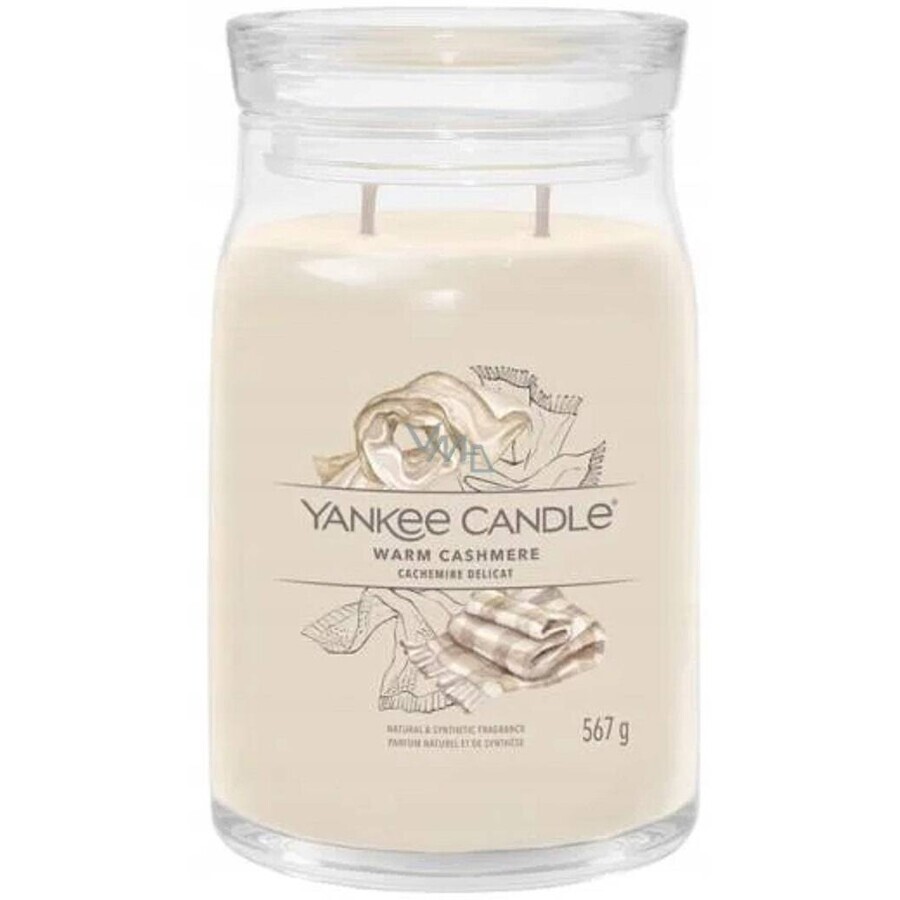 Yankee Candle Signature Large Warm Cashmere Candle 1×567 g Warm Cashmere 1×567 g scented candle