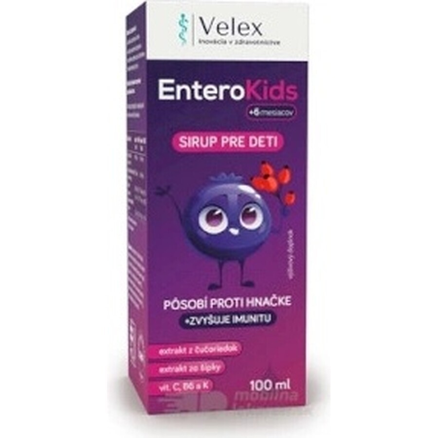 EnteroKids sirop pour enfants à partir de 6 mois 1×100 ml, complément alimentaire